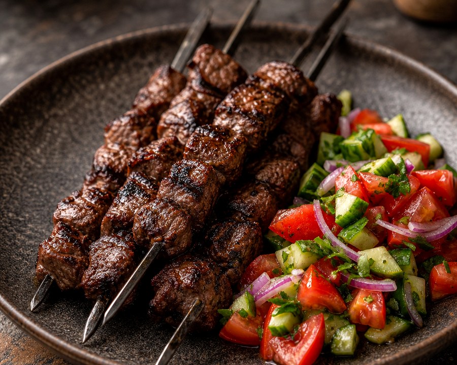 Beef Skewer Plate