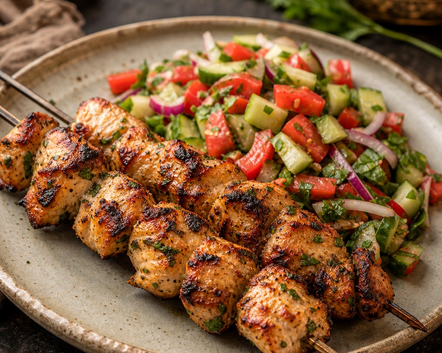 Chicken Skewer Plate