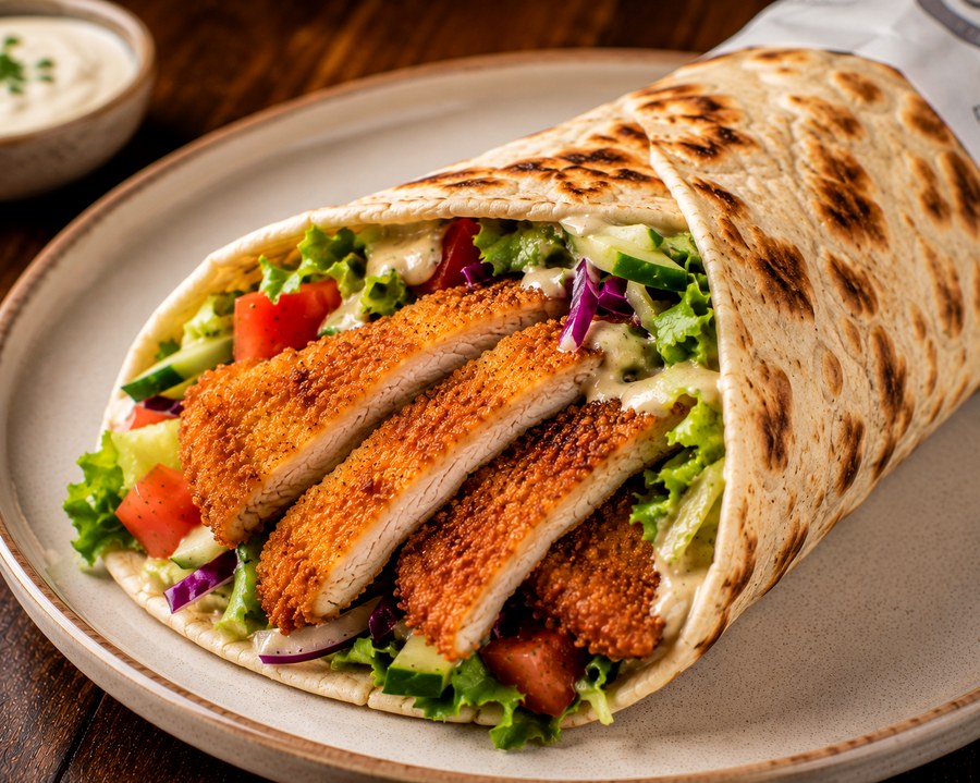 Schnitzel Laffa