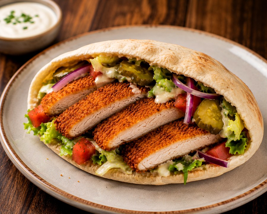 Schnitzel Pita