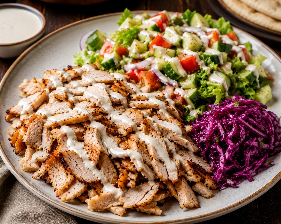 Turkey Shawarma Dish